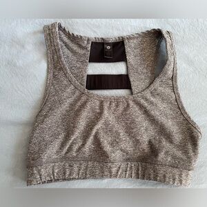 Grey sports bra